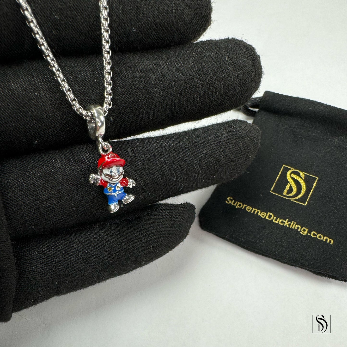 Realistic Super Mario Pendant Necklace