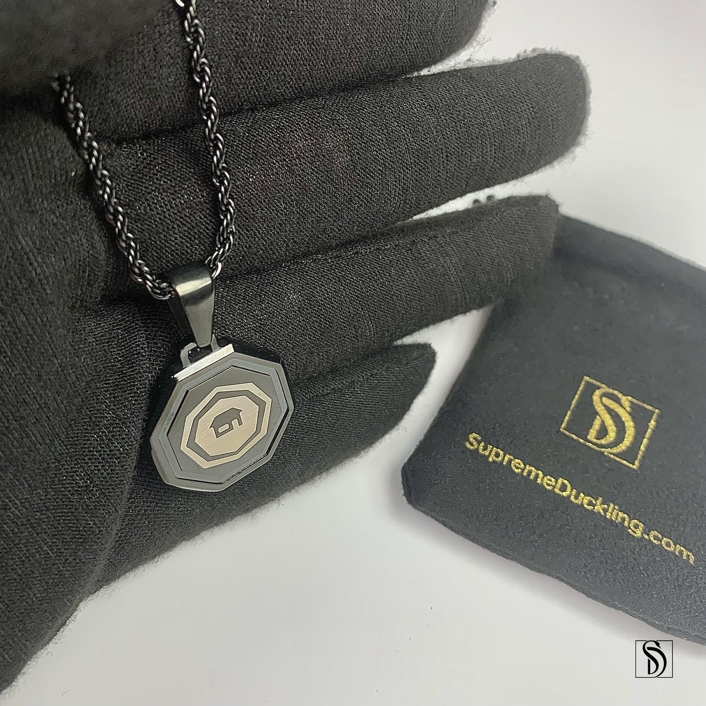 Teleport To House Magic Tablet Pendant Necklace