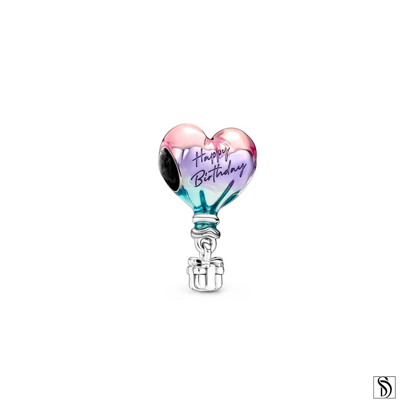 Birthday Air Balloon Pendant Necklace