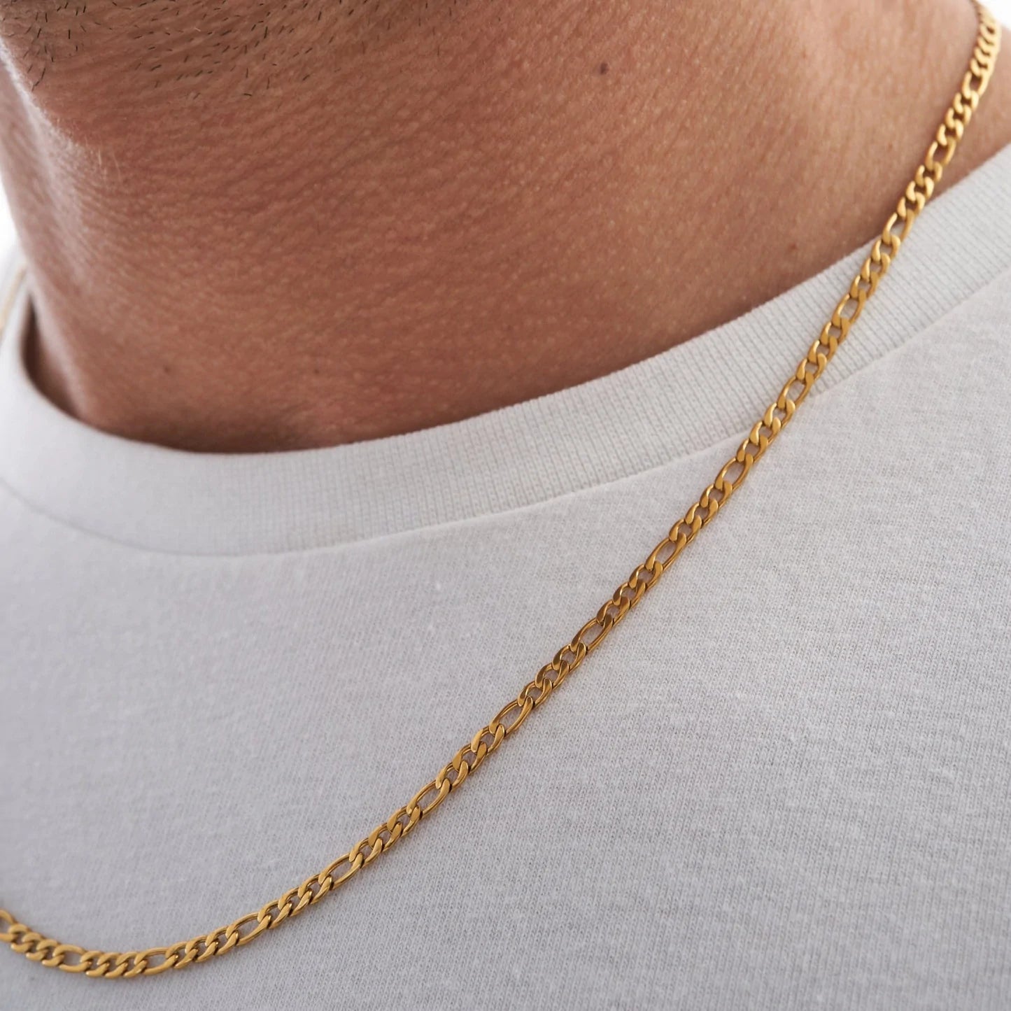 Figaro Chain (Gold) 3mm