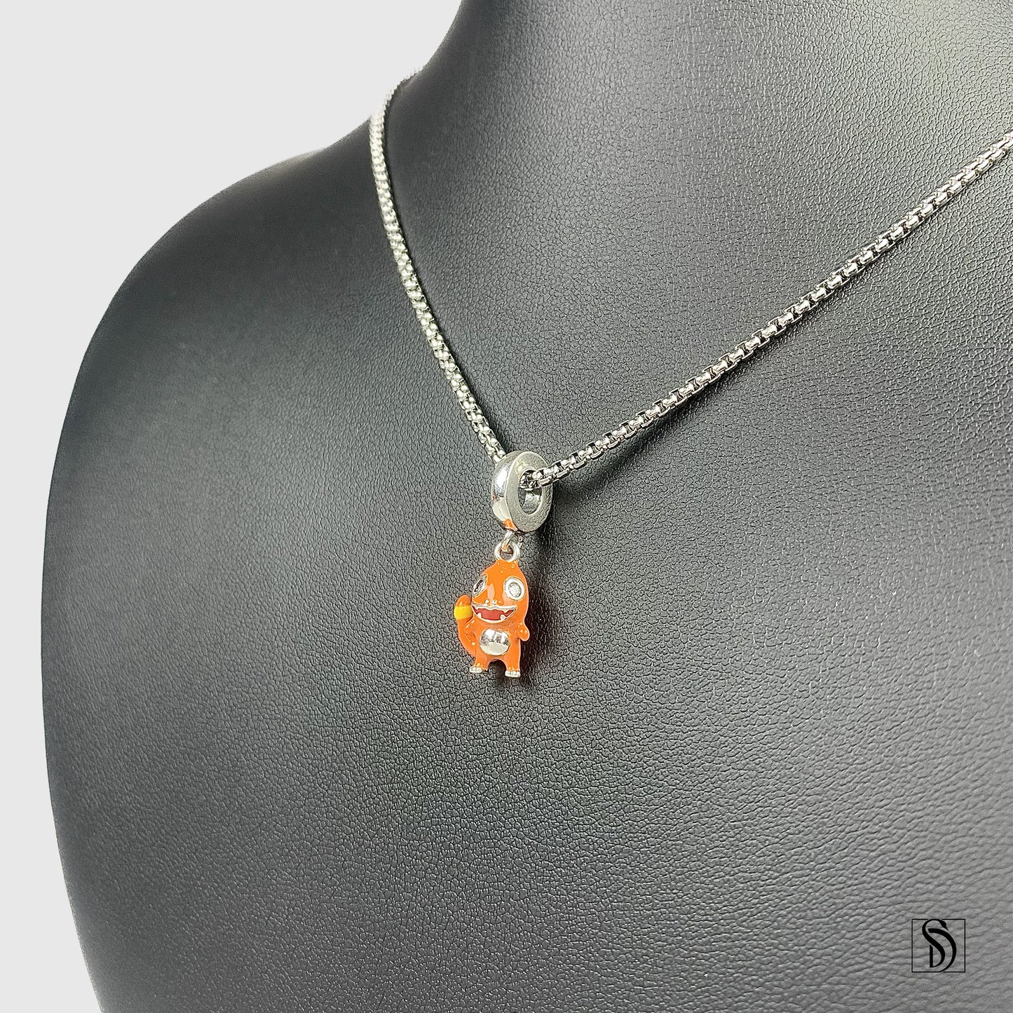 Chamander Fire Type Pokemon Charm Necklace