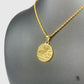 Gold Owl Of Athena Pendant Necklace