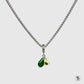 Green Avocado Gemstones Pendant Necklace