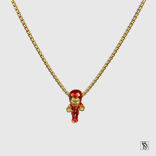 Ironman Pendant Necklace