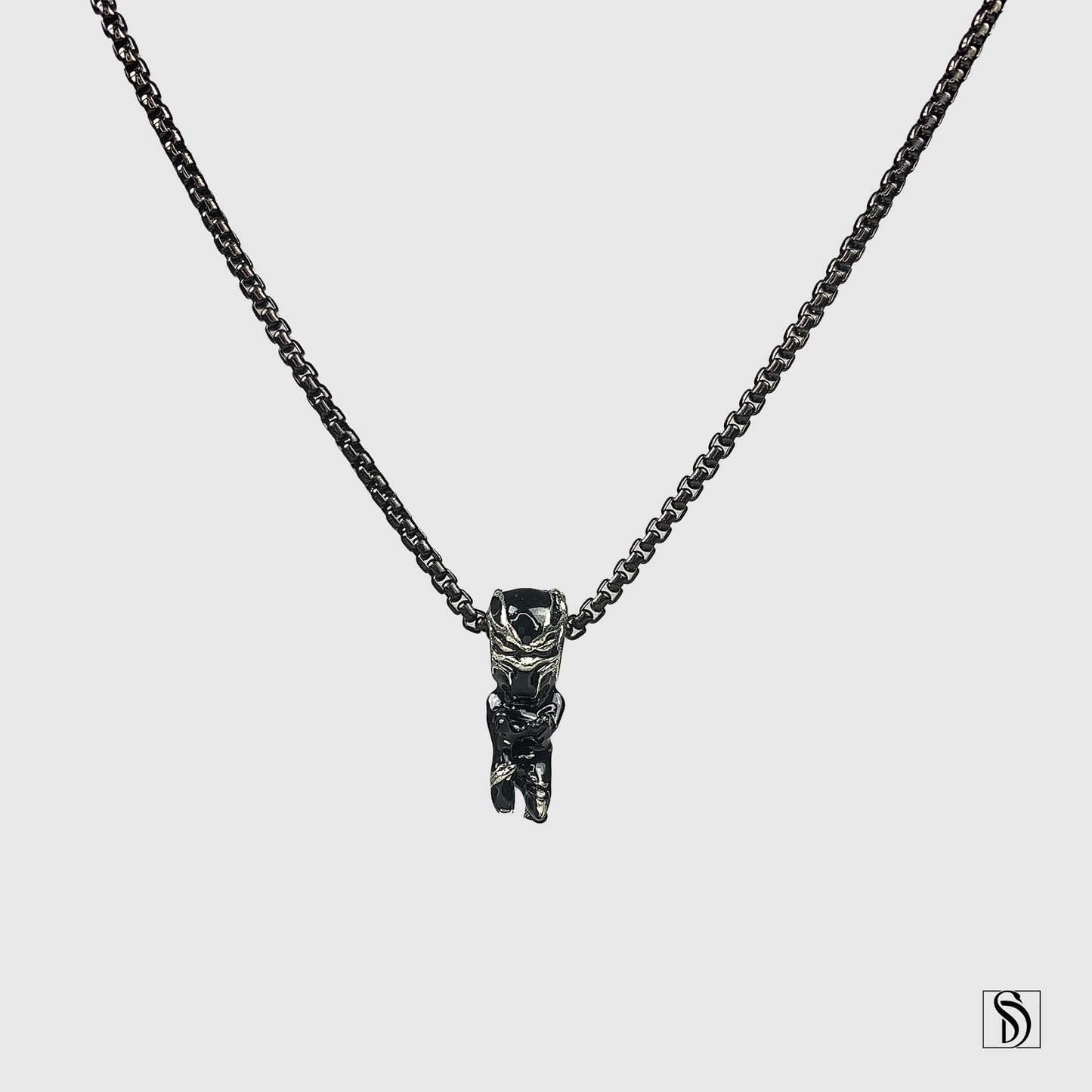 Black Panther Pendant Charm Necklace
