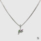 Colorful Hummingbird Gemstone Necklace