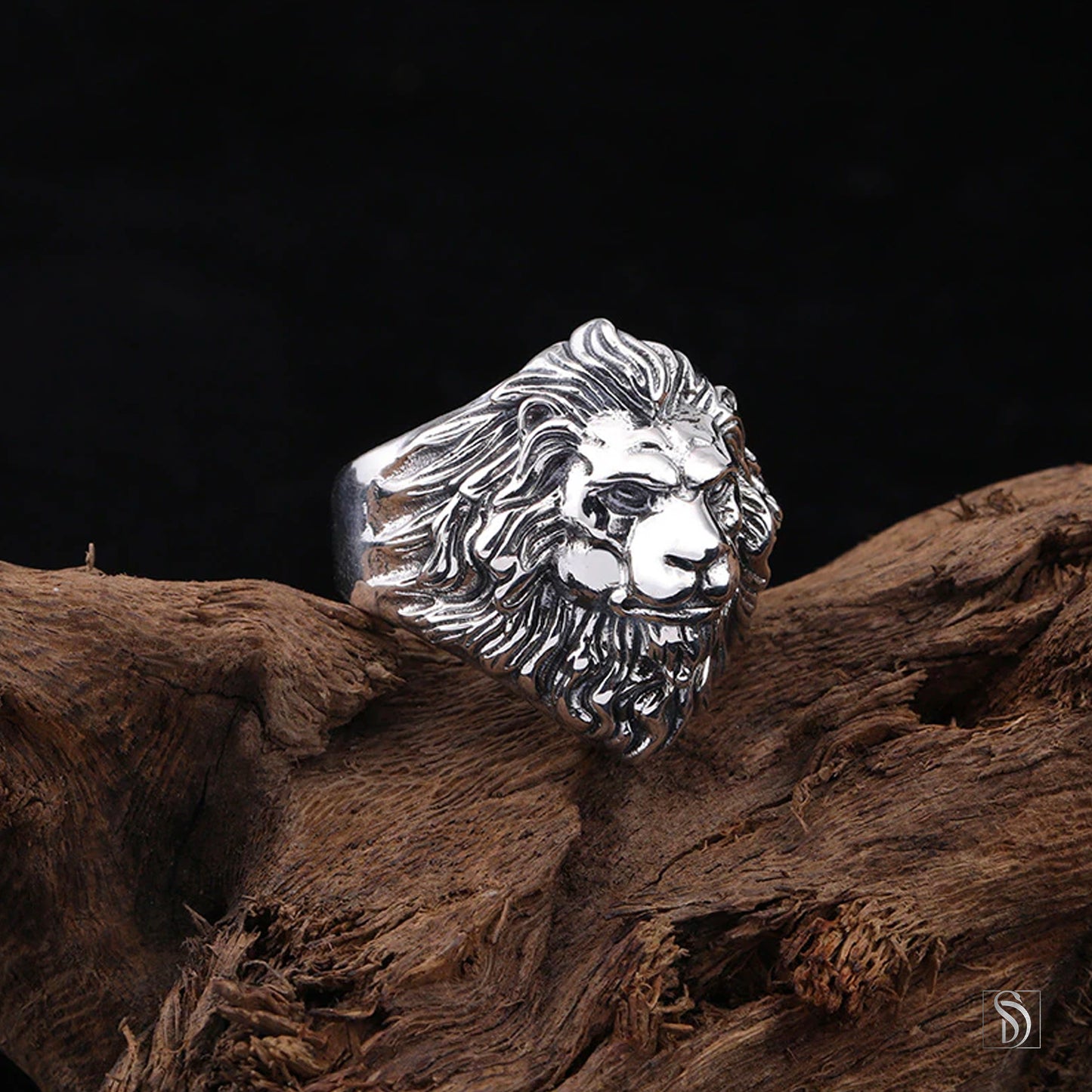 Majestic Lion Adjustable Ring