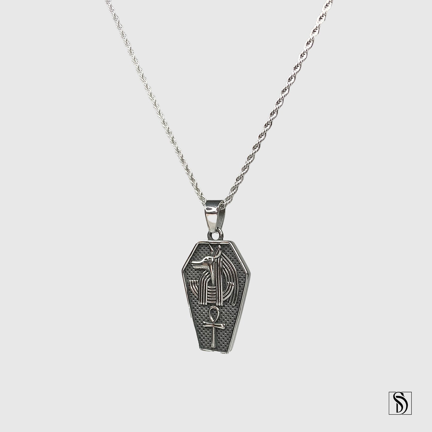 Anubis Egyptian Ankh Pendant Necklace