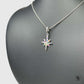 Rainbow Gemstone North Star Pendant Necklace