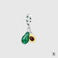 Green Avocado Gemstones Pendant Necklace