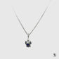 Sea Turtle Blue Gemstone Pendant Necklace