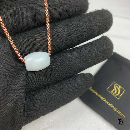 Natural White Jade Pendant Amulet