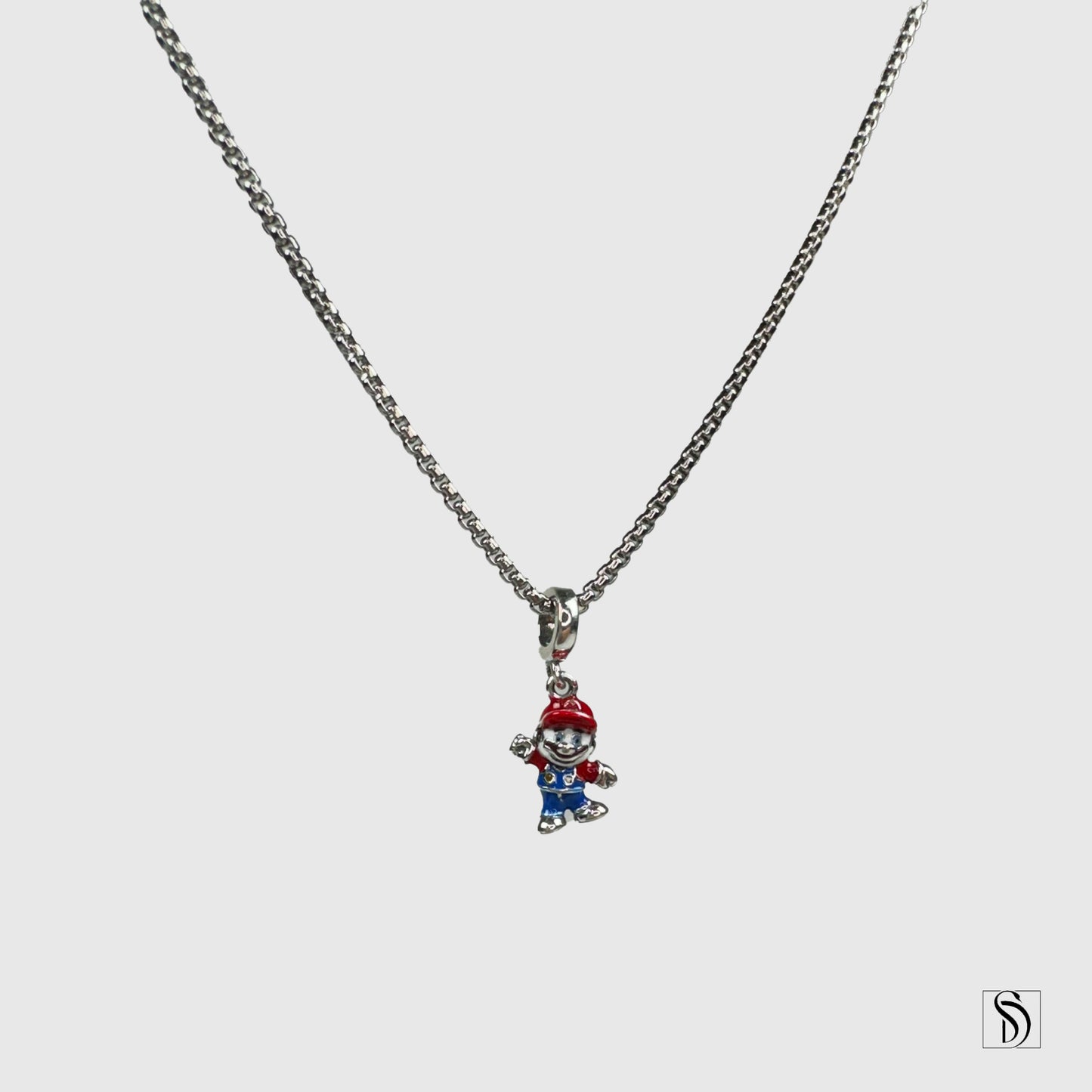Realistic Super Mario Pendant Necklace