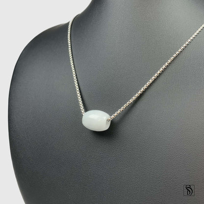 Natural White Jade Pendant Amulet