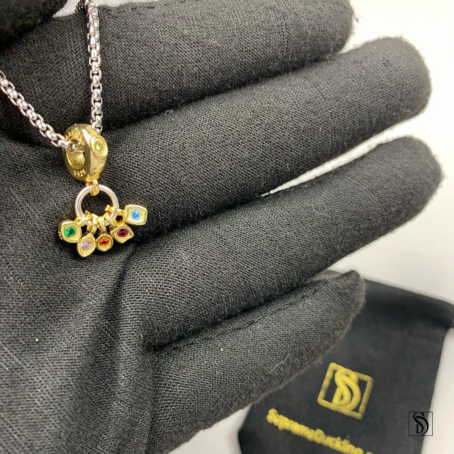 Infinity Stones Pendant Necklace