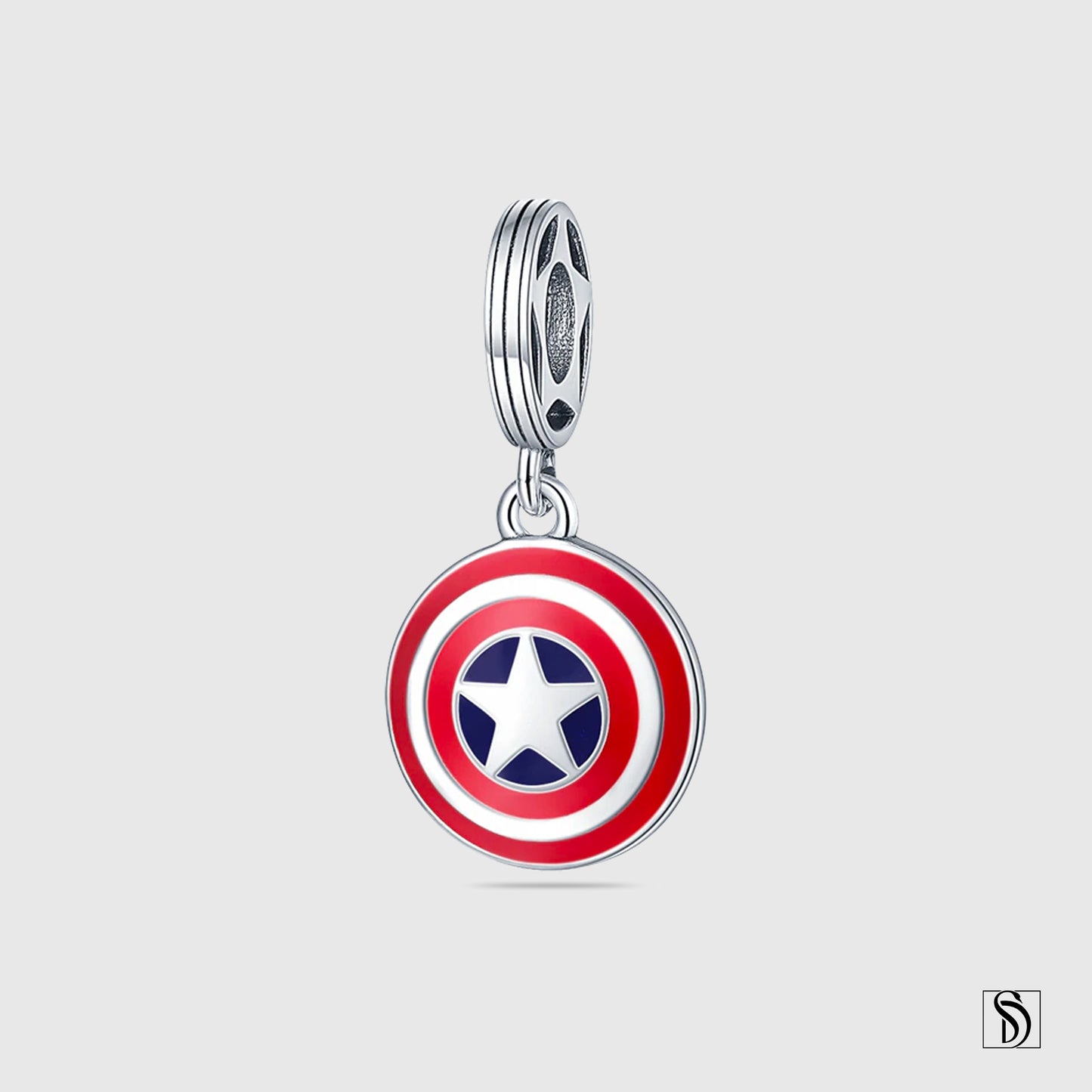 Captain America Vibranium Shield Necklace