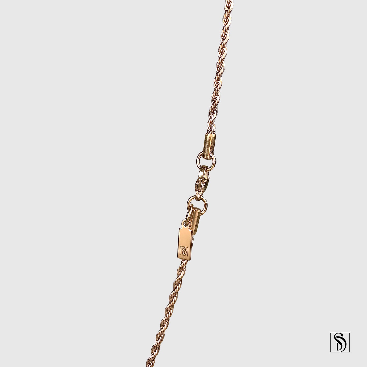 Rose Gold Mini Cross Necklace