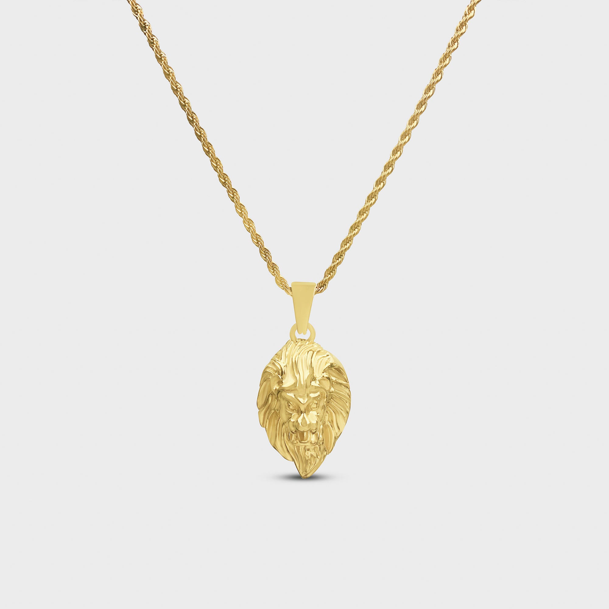 Lion Pendant (Gold) – Supreme Duckling